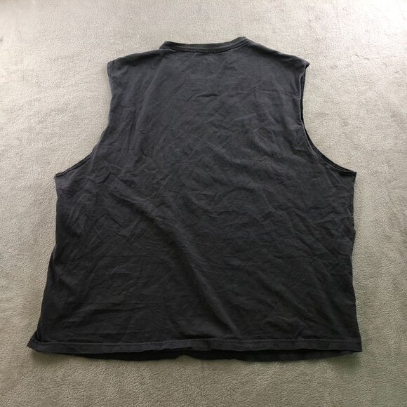 Celebrate Patriotic Mens Tank Top Size 2XL Motorcycle Graphic Tee Crew Neck Y2K - Picture 12 of 12